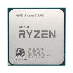 AMD RYZEN 5 5500 6 Core, 3.60-4.20GHz, 19Mb Cache, 65W, AM4 Socket, TRAY
