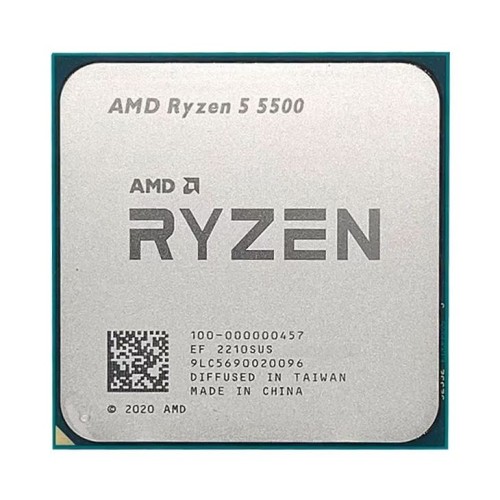 AMD RYZEN 5 5500 6 Core, 3.60-4.20GHz, 19Mb Cache, 65W, AM4 Socket, TRAY